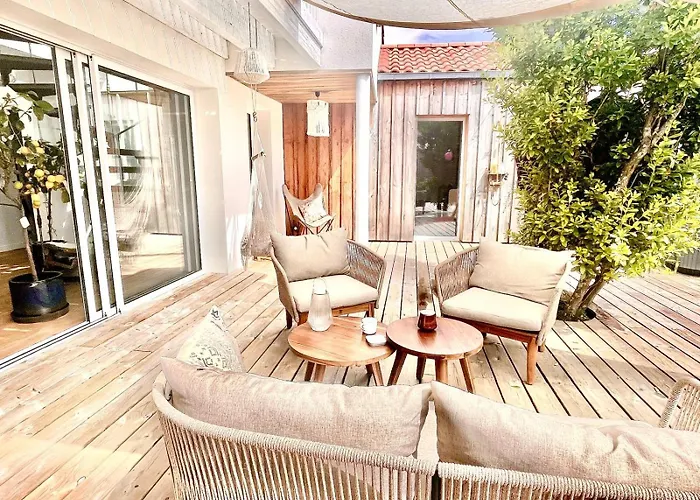 ヴィラ La Petite Cabine, Villa 10 Pers Proche Plage Et Centre レ・サ​​ーブル・ドロンヌ